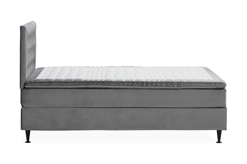 Sengepakke Chilla Pluss Kontinentalseng 140x200 cm - Grå - Kontinentalsenger - Komplett sengepakke