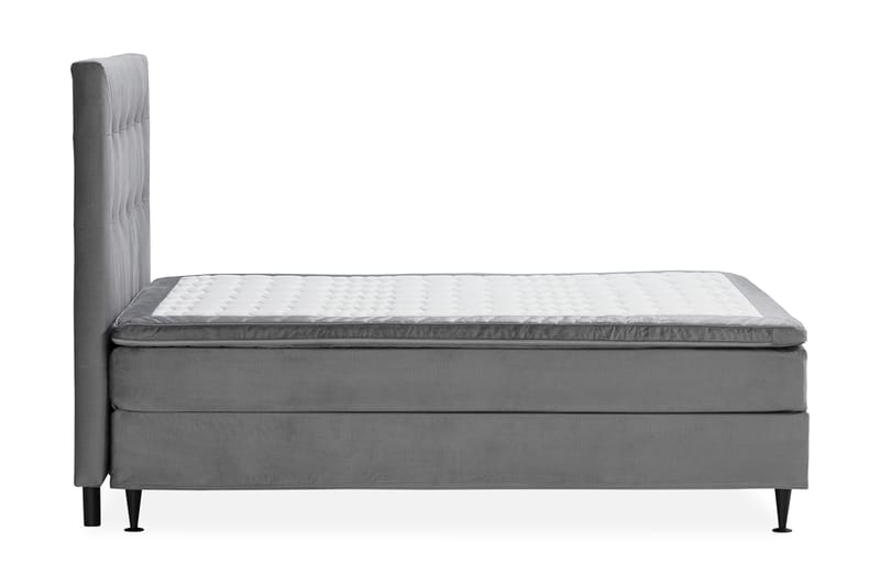 Sengepakke Chilla Pluss Kontinentalseng 120x200 cm - Grå - Kontinentalsenger - Komplett sengepakke