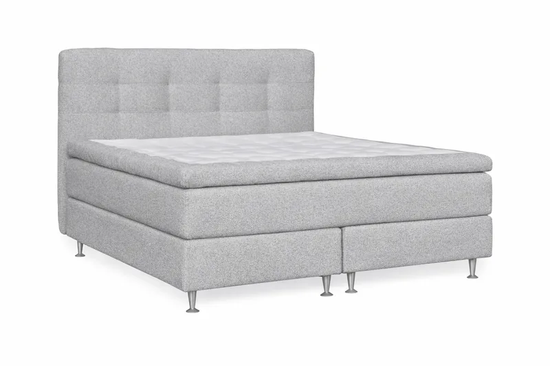 Sengepakke Drömvik Oslo luksus sengepakke bouclé 180x200 knappet gavl