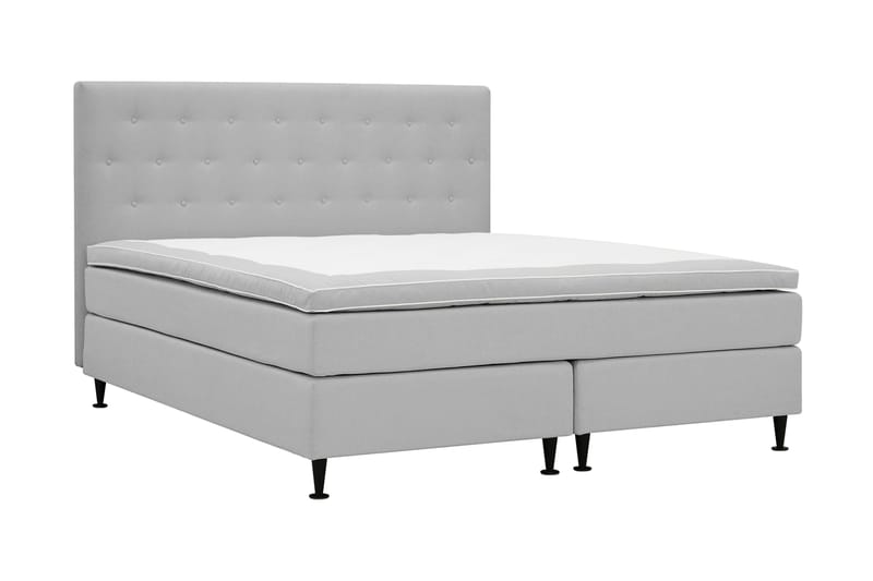 Sengepakke Hilton Plus 180x200 cm - Grå - Møbler - Senger - Kontinentalsenger