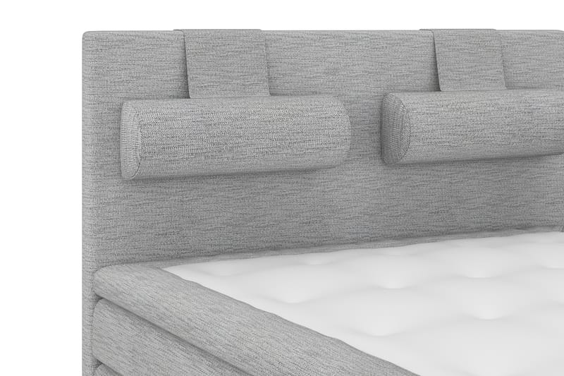 Sengepakke Kontinentalseng Candela 160x200 - Lysegrå - Kontinentalsenger - Dobbeltsenger - Komplett sengepakke