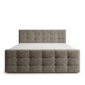 Sengepakke Kontinentalseng Elvros 140x200 cm med oppbevaring med løftemekanisme - Varm greige / lys mokka - Møbler - Senger - Kontinentalsenger