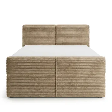 Sengepakke Kontinentalseng Sorvin 180x200 cm med oppbevaring med løftemekanisme - Varm beige - Møbler - Senger - Kontinentalsenger
