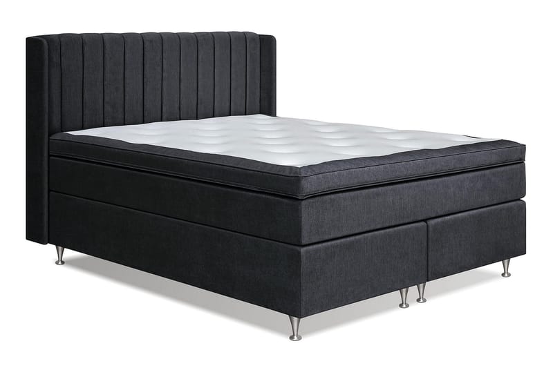 Sengepakke Paraiso Kontinentalseng Fast/Medium - 180x200 cm Svart (+Flere valg) - Komplett sengepakke - Kontinentalsenger