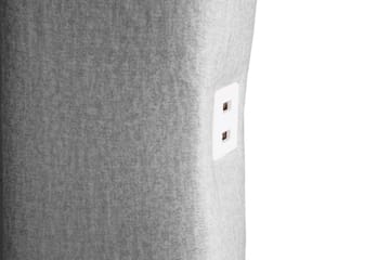 Altaneira Komplett Sengpakke med skuffeoppbevaring LED-belysning 180x200 - Grå - Møbler - Senger - Senger med oppbevaring