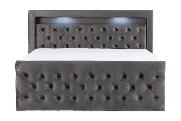 Altaneira Sengepakke 160x200 med Skuffeoppbevaring - Mørkegrå - Komplett sengepakke - Senger med oppbevaring