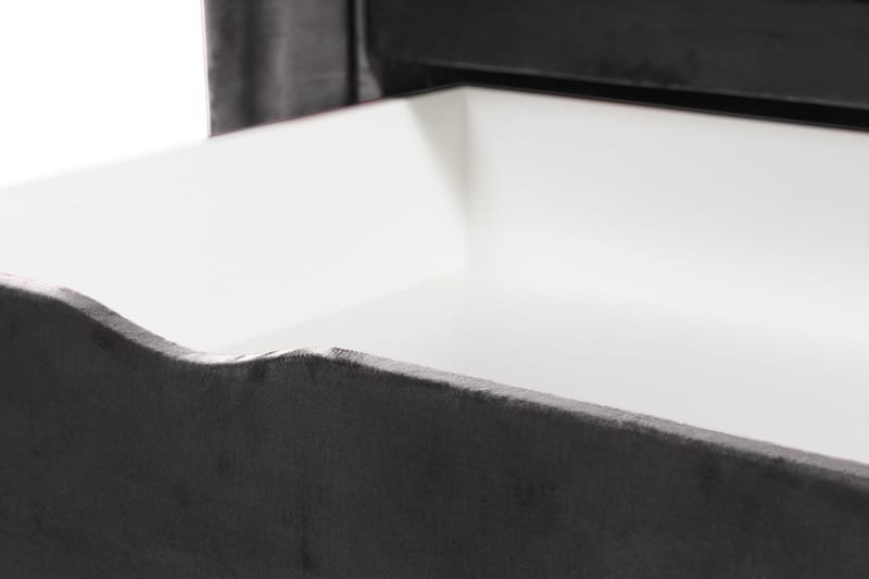 Altaneira Sengepakke 160x200 med Skuffeoppbevaring - Mørkegrå - Senger med oppbevaring - Komplett sengepakke
