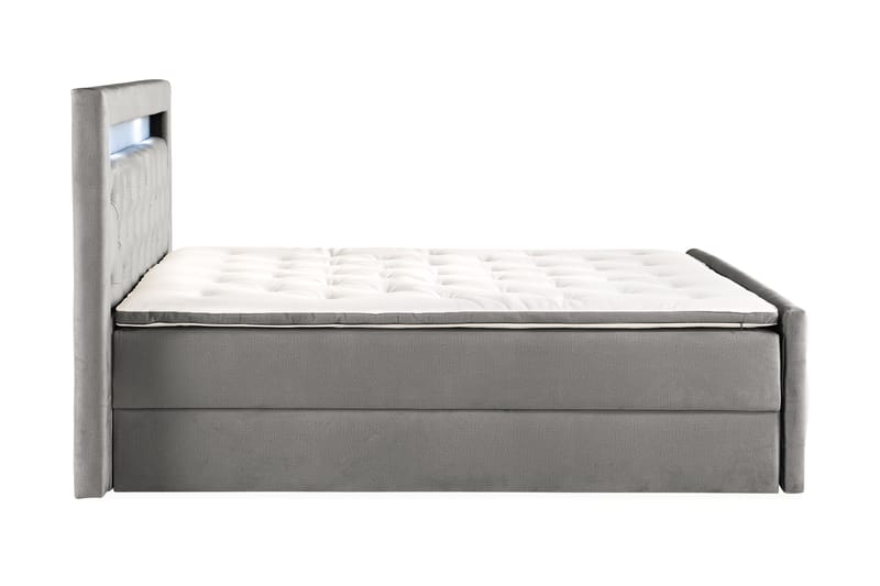 Altaneira Sengepakke 180x200 med Løfteoppbevaring - Grå - Senger med oppbevaring - Komplett sengepakke