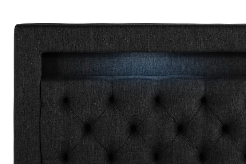 Altaneira Sengepakke 180x200 med Løfteoppbevaring - Svart - Senger med oppbevaring - Komplett sengepakke