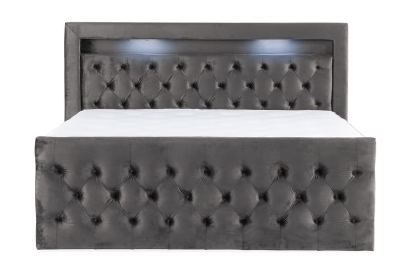 Altaneira Sengepakke 180x200 med Oppbevaringsskuff - Mørkegrå - Senger med oppbevaring - Komplett sengepakke