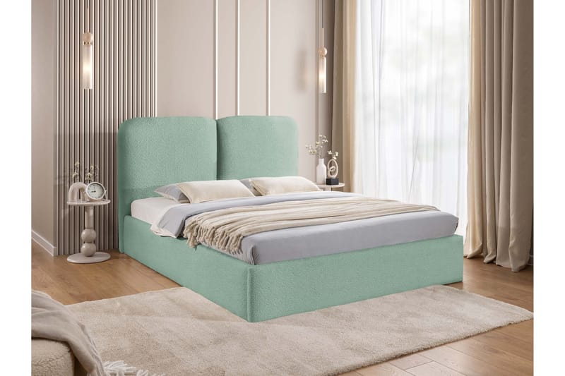 Arondel Oppbevaringsseng - Mintgrønn - Møbler - Senger - Senger med oppbevaring