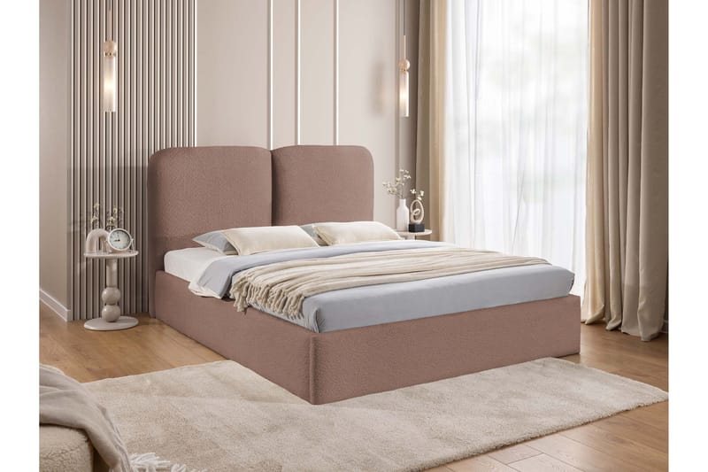 Arondel Oppbevaringsseng - Rosa - Møbler - Senger - Senger med oppbevaring