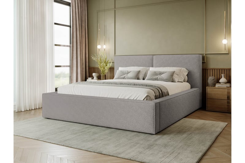 Bysantinsk Oppbevaringsseng 120x200 cm, Grå