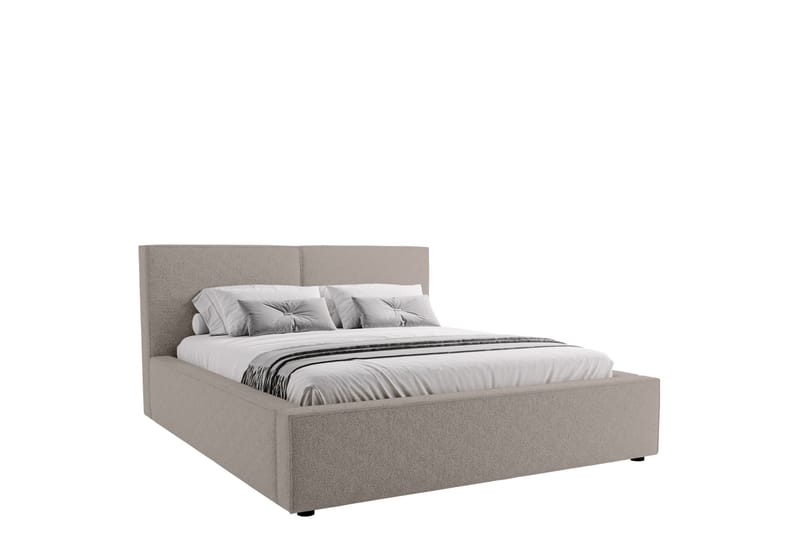 Bysantinsk Oppbevaringsseng 140x200 cm - Beige - Møbler - Senger - Senger med oppbevaring - Dobbeltseng med oppbevaring