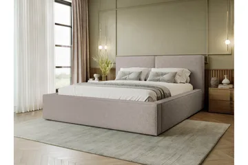 Bysantinsk Oppbevaringsseng 140x200 cm - Beige - Møbler - Senger - Senger med oppbevaring