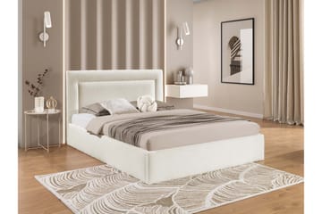 Carve Oppbevaringsseng - Hvit - Møbler - Senger - Senger med oppbevaring