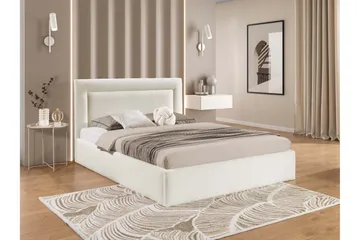 Carve Oppbevaringsseng - Hvit - Møbler - Senger - Senger med oppbevaring