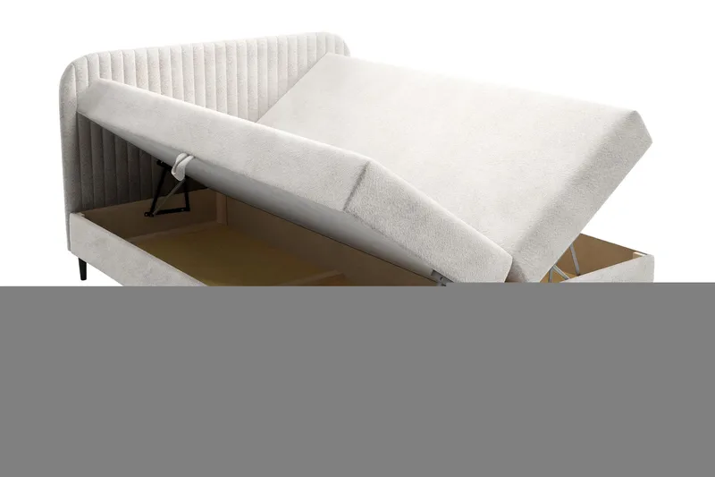 Celestine Oppbevaringsseng 160x200 cm - Blå - Møbler - Senger - Senger med oppbevaring