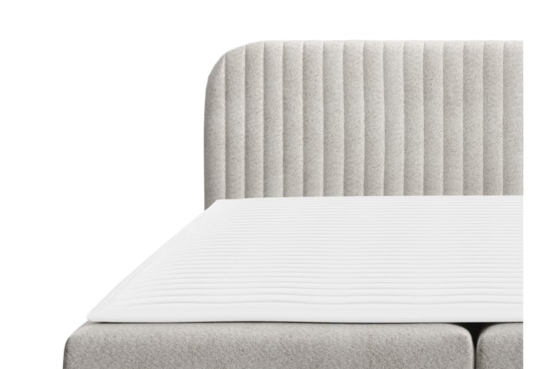 Celestine Oppbevaringsseng 200x200 cm - Beige - Møbler - Senger - Senger med oppbevaring - Dobbeltseng med oppbevaring
