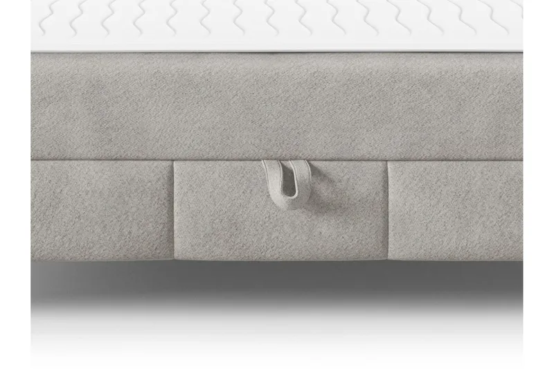 Celestine Oppbevaringsseng 200x200 cm - Grå - Møbler - Senger - Senger med oppbevaring