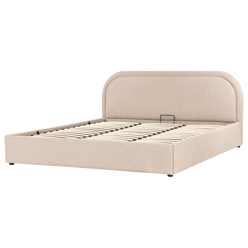 Dobbelseng Quillien 180x200 cm - Beige - Møbler - Senger - Senger med oppbevaring