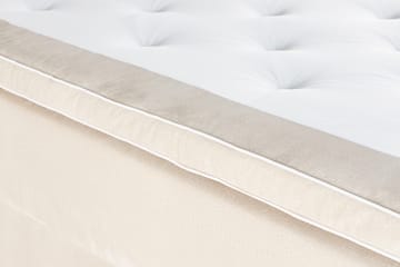 Alessia Komplett Sengpakke med Oppbevaring LED-belysning 180x200 cm - Beige - Møbler - Senger - Senger med oppbevaring
