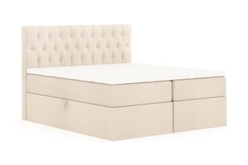 Boxy Box Bed 160x200 cm - Beige - Møbler - Senger - Senger med oppbevaring