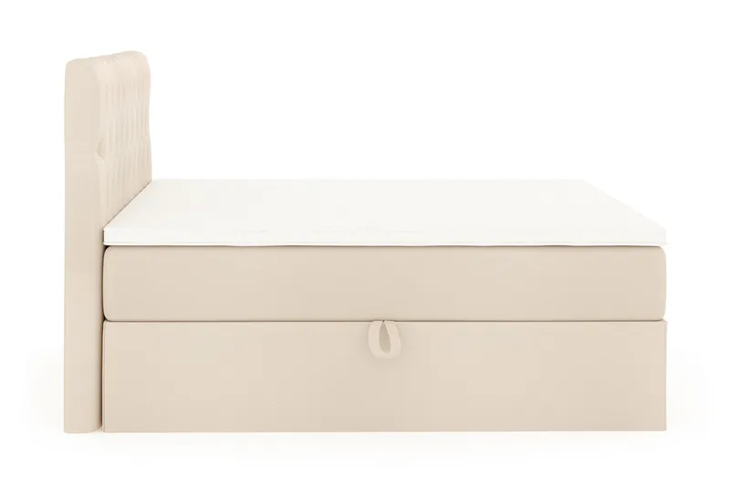 Boxy Box Bed 180x200 cm - Beige - Møbler - Senger - Senger med oppbevaring