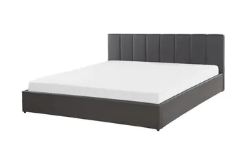 Dreuxa Oppbevaringsseng 180x200 cm - Kunstlær/Grå - Møbler - Senger - Senger med oppbevaring