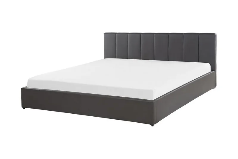 Dreuxa Oppbevaringsseng 180x200 cm - Kunstlær/Grå - Møbler - Senger - Senger med oppbevaring