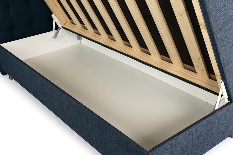 Montana Dobbeltseng med Oppbevaring 160x200 cm - Mørke blå - Møbler - Senger - Senger med oppbevaring