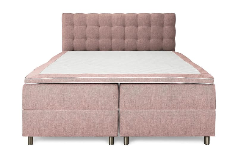 Montana Dobbeltseng med Oppbevaring 160x200 cm - Rosa - Møbler - Senger - Senger med oppbevaring