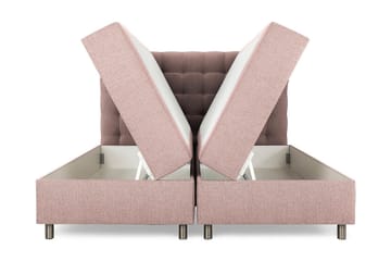 Montana Dobbeltseng med Oppbevaring 160x200 cm - Rosa - Møbler - Senger - Senger med oppbevaring