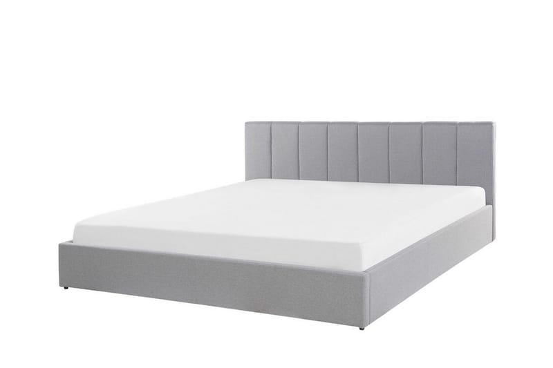Oppbevaringsseng Abondant 180x200 cm - Lysegrå - Møbler - Senger - Senger med oppbevaring