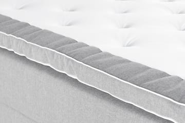 Oppbevaringsseng Alessia med LED-belysning 160x200 - Grå - Møbler - Senger - Senger med oppbevaring