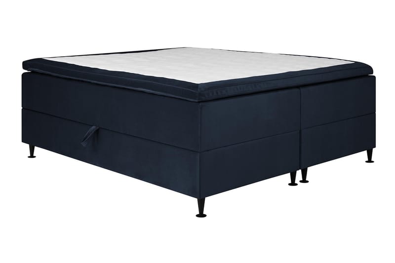Oppbevaringsseng Chilla Pluss 160x200 cm - Mørkeblå - Møbler - Senger - Senger med oppbevaring