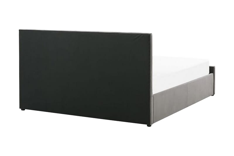 Rochefort Oppbevaringsseng 160x200 cm - Fløyel/Grå - Møbler - Senger - Senger med oppbevaring