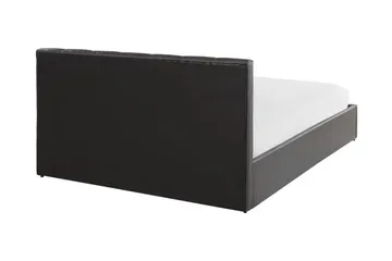 Dreuxa Oppbevaringsseng 140x200 cm - Kunstlær/Grå - Møbler - Senger - Senger med oppbevaring