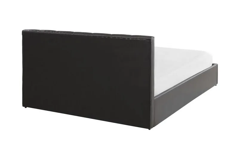 Dreuxa Oppbevaringsseng 140x200 cm - Kunstlær/Grå - Møbler - Senger - Senger med oppbevaring