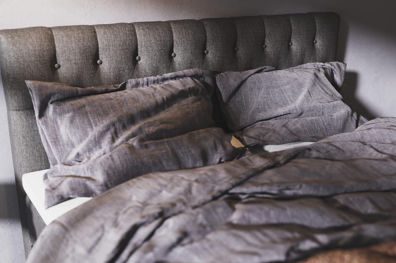 Boxy Box Bed 120x200 cm - Svart/Grå - Møbler - Senger - Enkeltsenger
