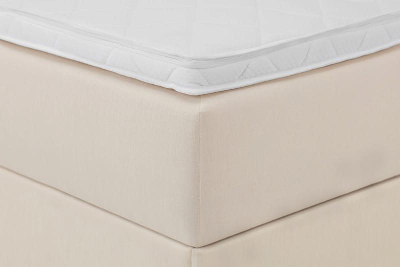 Boxy Box Bed Seng med Oppbevaring 120x200 cm - Beige - Møbler - Senger - Enkeltsenger