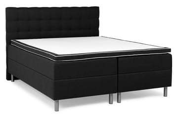 Montana Dobbeltseng med Oppbevaring 160x200 cm - Svart - Møbler - Senger - Senger med oppbevaring
