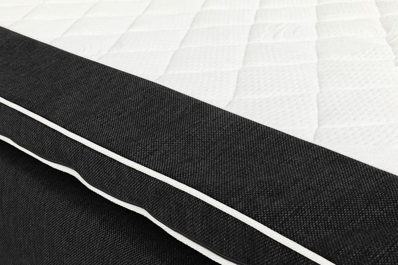 Montana Dobbeltseng med Oppbevaring 160x200 cm - Svart - Møbler - Senger - Senger med oppbevaring