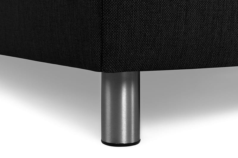 Montana Dobbeltseng med Oppbevaring 160x200 cm - Svart - Møbler - Senger - Senger med oppbevaring
