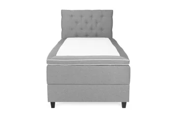 Royal Seng med Oppbevaring 105x200 - Lysegrå - Møbler - Senger - Enkeltsenger