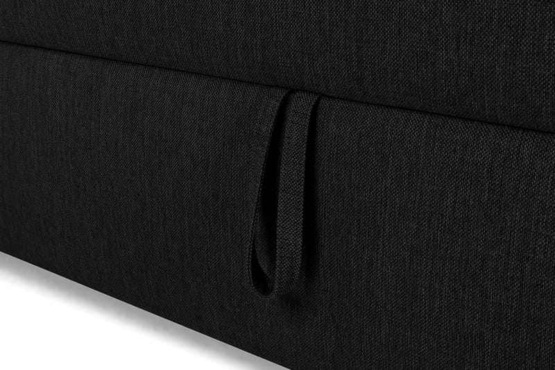 Seng med Oppbevaring Suset 90x200 - Svart - Møbler - Senger - Senger med oppbevaring