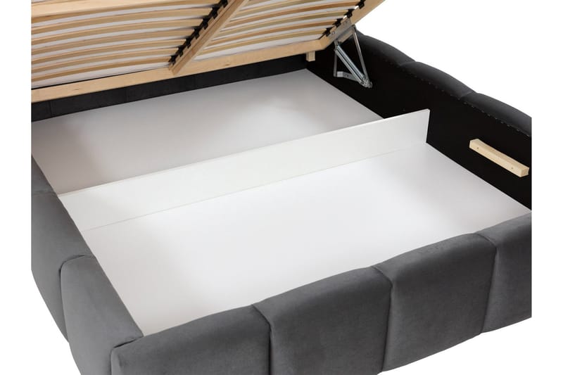 Gioia Oppbevaringsseng 140x200 cm - Blå - Møbler - Senger - Senger med oppbevaring