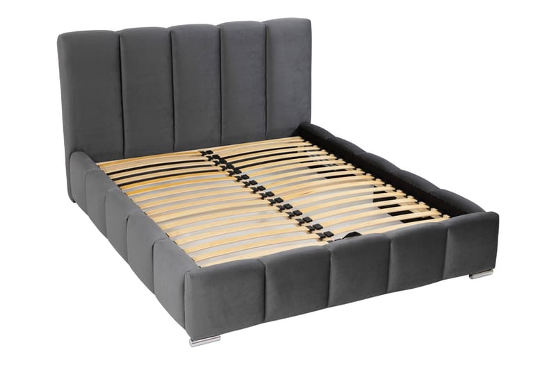 Gioia Oppbevaringsseng 140x200 cm - Blå - Møbler - Senger - Senger med oppbevaring