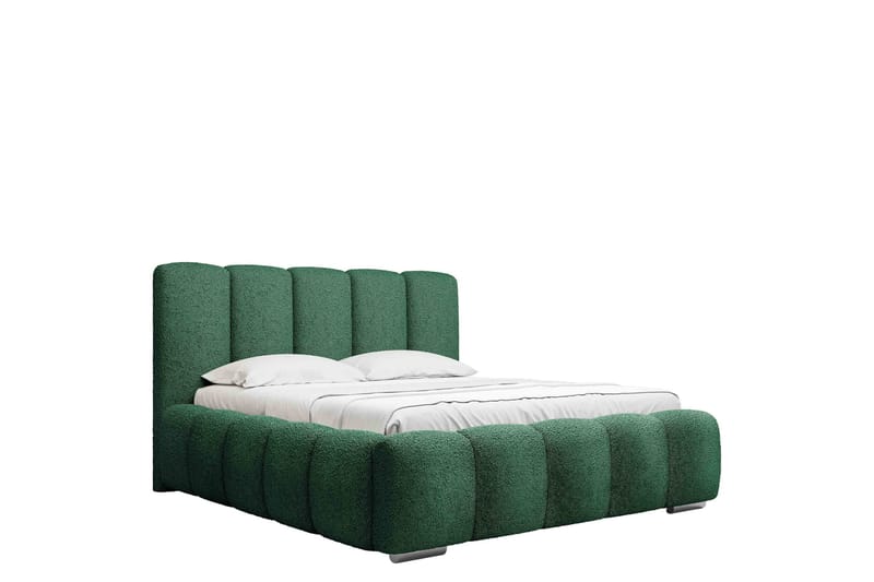 Gioia Oppbevaringsseng 140x200 cm - Grønn - Møbler - Senger - Senger med oppbevaring