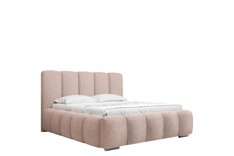 Gioia Oppbevaringsseng 160x200 cm - Rosa - Møbler - Senger - Senger med oppbevaring